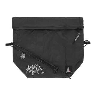 ROA Recycled Material Shoulder Bag Unisex Black