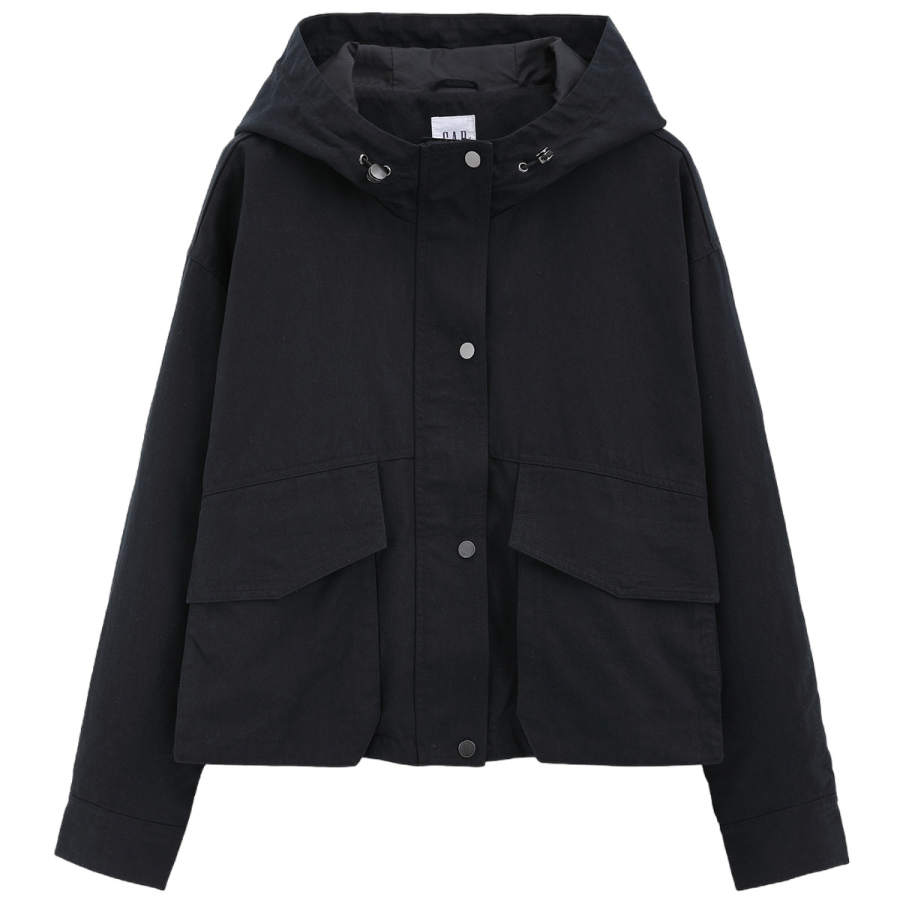 GAP Cropped Coats Women's Hooded Moderate
