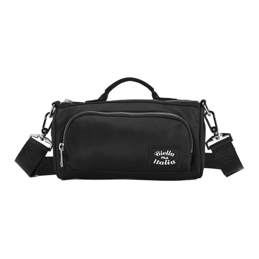 FILA ORIGINALE Fabric Crossbody Handbag Extra Small Women's Black