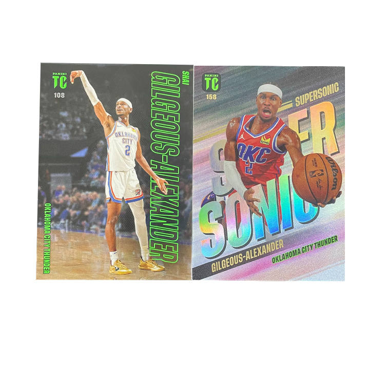 PANINI 2023 24 TC Thunder, Alexander, Tchaka+Silver Fold, Large Scale, Player Card, Card Product Access Sports Cards