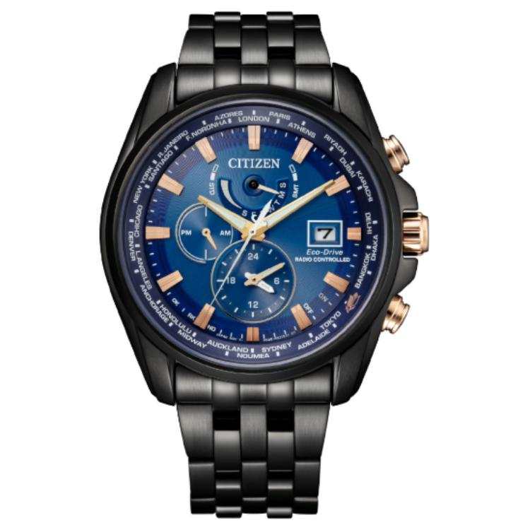 CITIZEN 200m Waterproof Light Powered Quartz Movement Stainless Steel Strap Watch Men's Watches