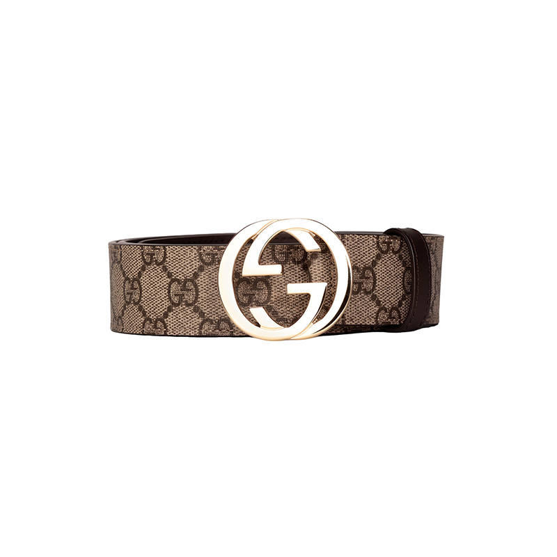 GUCCI GUCCI Interlocking G Leather Belts Women's