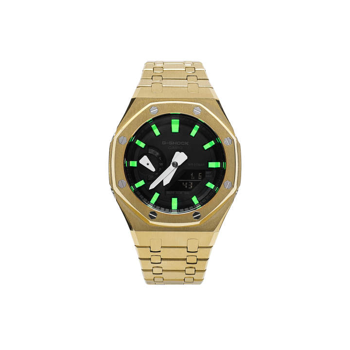 CASIO CASIO Custom Collection Quartz Movement Stainless Steel Watchband Watch Men's Watches Black Dial