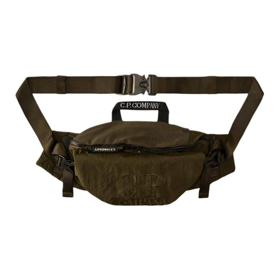 C.P.Company Nylon Fanny Pack Men's Ivy Green