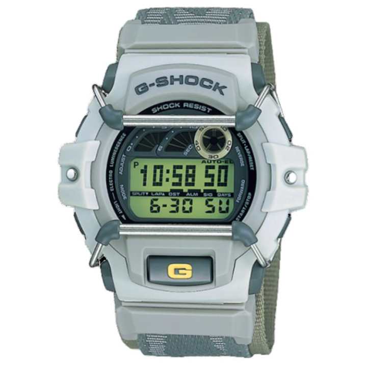 CASIO CASIO G LIDE 200m Waterproof Quartz Movement Fabric Strap Watch Unisex Green Dial
