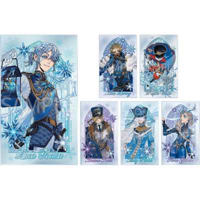 Identity V Frost Kingdom Theme Transparent Card IP / Anime Cards 6 Pcs