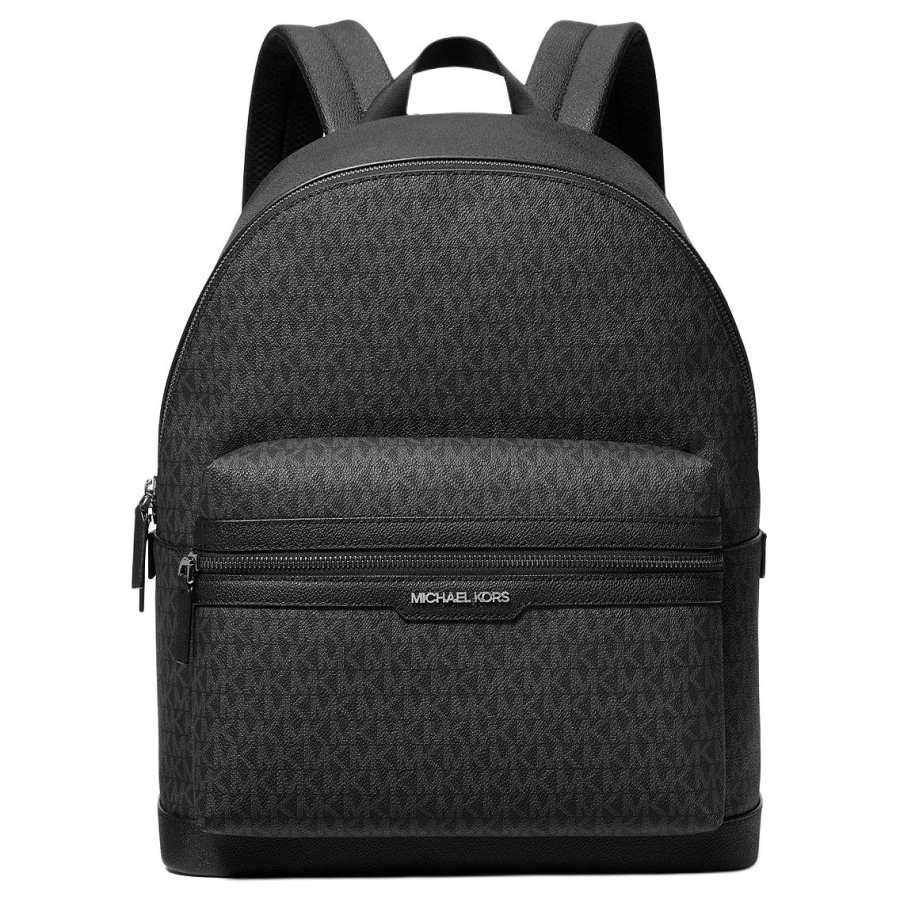 MICHAEL KORS MICHAEL KORS MK Cooper Coated Canvas Backpack Men's Black