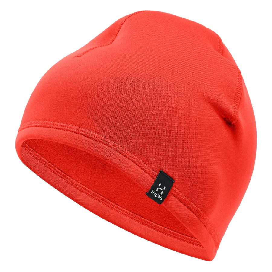 HAGLÖFS Recycled Polyester, Knitted Fabric, Wool Blend, Elastane Beanies Unisex Orange