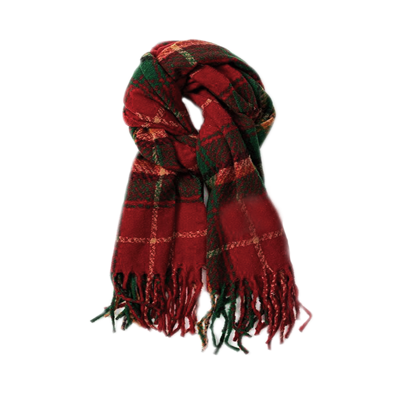 PEAK Faux Cashmere Knit Scarves Unisex