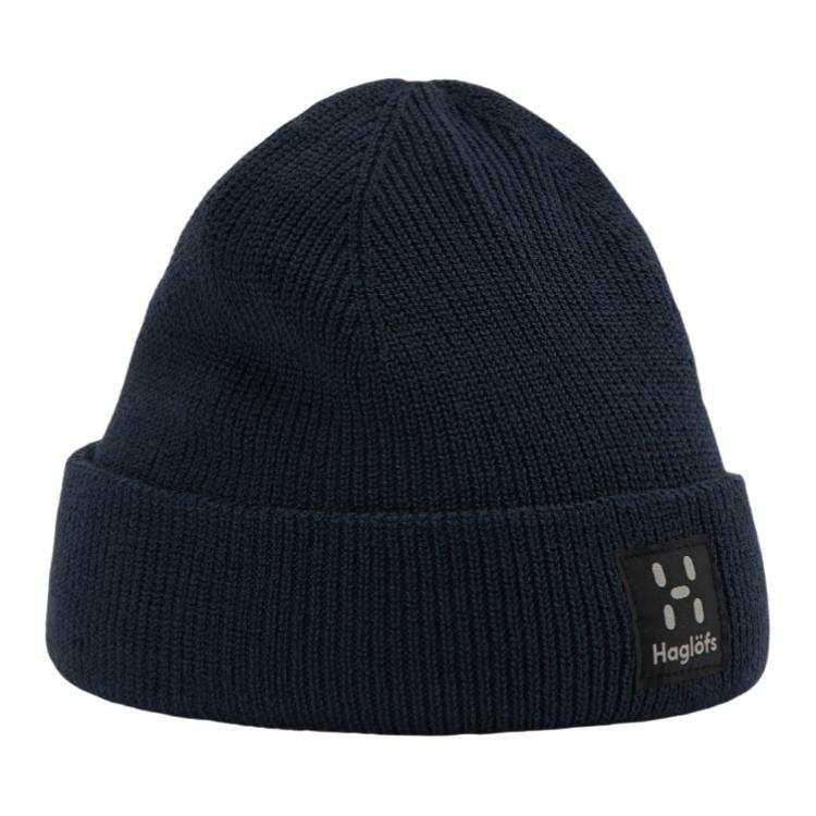 HAGLÖFS Elastane, Wool, Recycled Polyester Beanies Women's Dark Blue