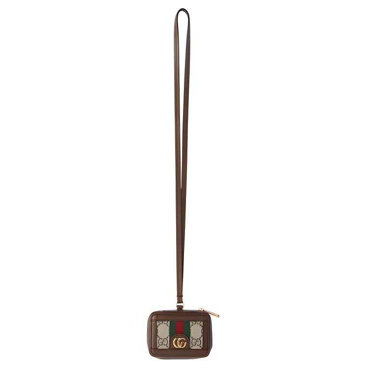 GUCCI Fabric/Leather Accessories Women's Brown