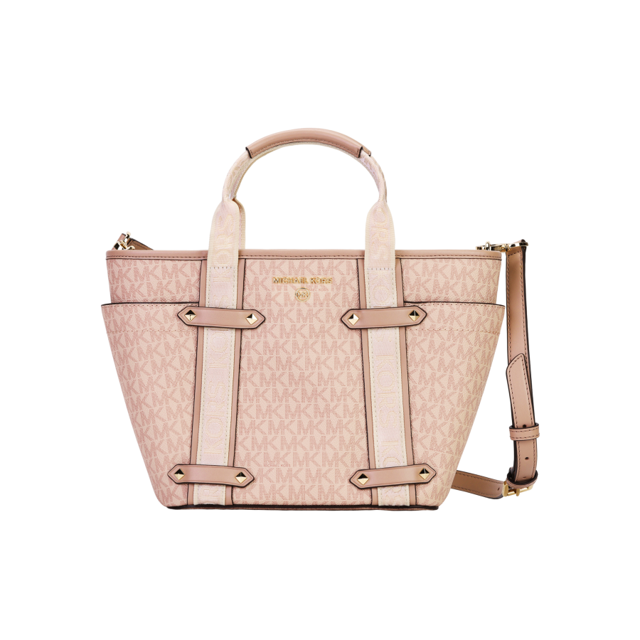 MICHAEL KORS Maeve Artificial Leather Handbag Small Women's Ballet Pink Mixed Color