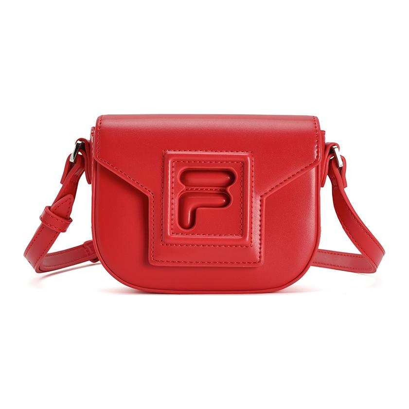 FILA Pu Crossbody Bag, Shoulder Bag Mini Women's Red