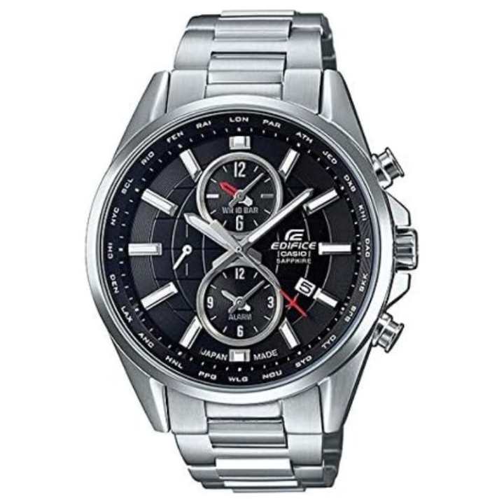 CASIO CASIO Quartz Movement Stainless Steel Strap Watch Men's Watches Black Dial