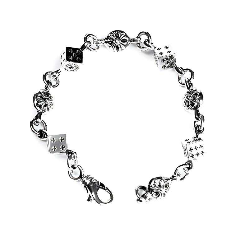 Chrome Hearts Chrome Hearts 925 Sterling Silver Bracelets Unisex Silver