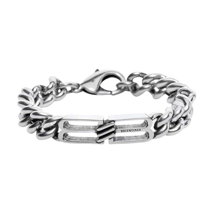 Balenciaga Bracciale a catena Bb Icon
