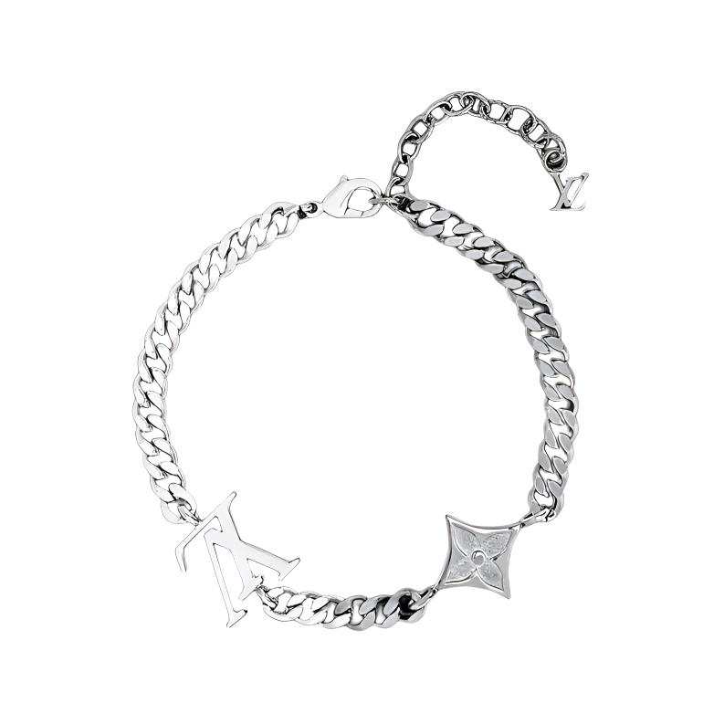 LOUIS VUITTON LOUIS VUITTON Brass Bracelets Men's Silver