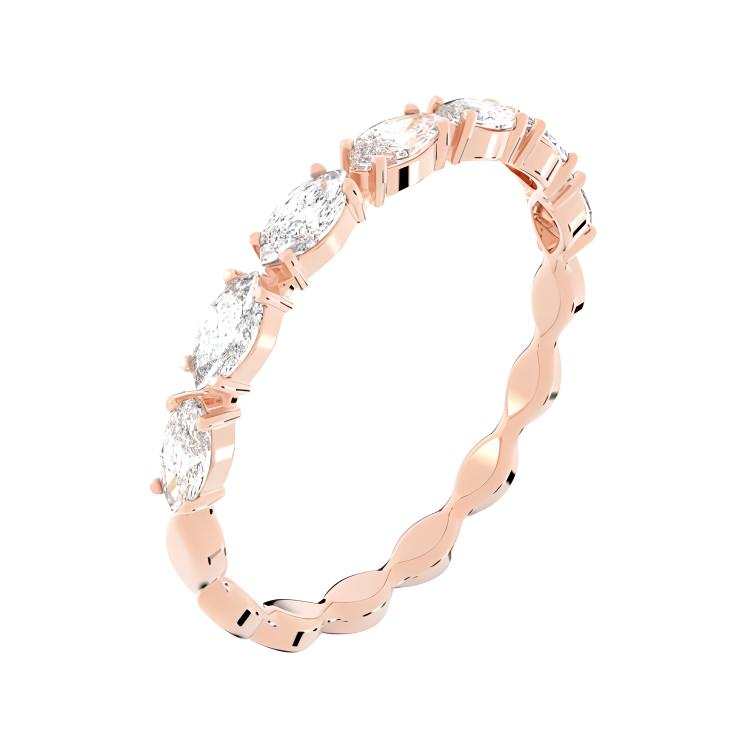 Swarovski Vittore Cubic Zirconia Rings Women's Rose Gold tone Plated