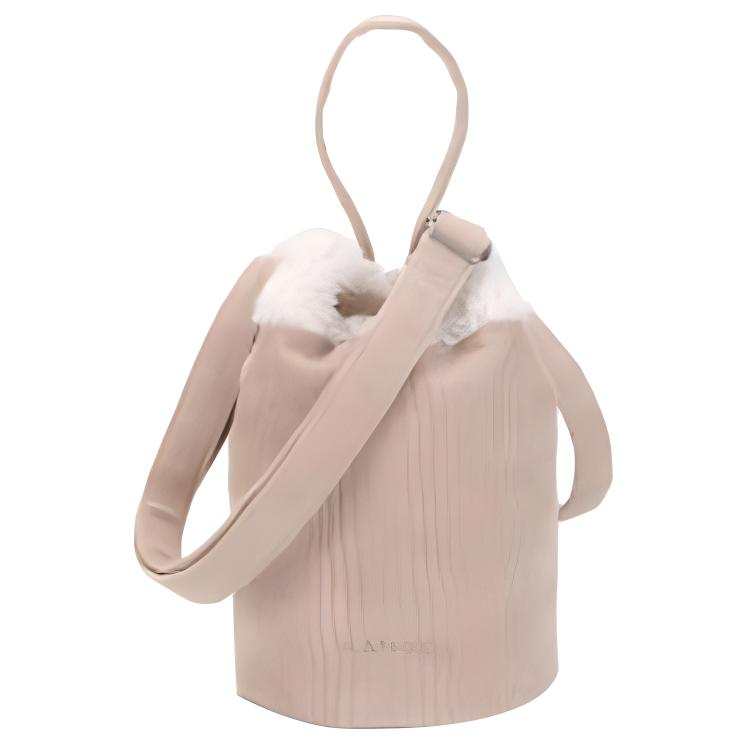 KANGOL Cotton Bucket Bag, Shoulder Bag, Crossbody Bag, Handbag Medium Unisex Pink