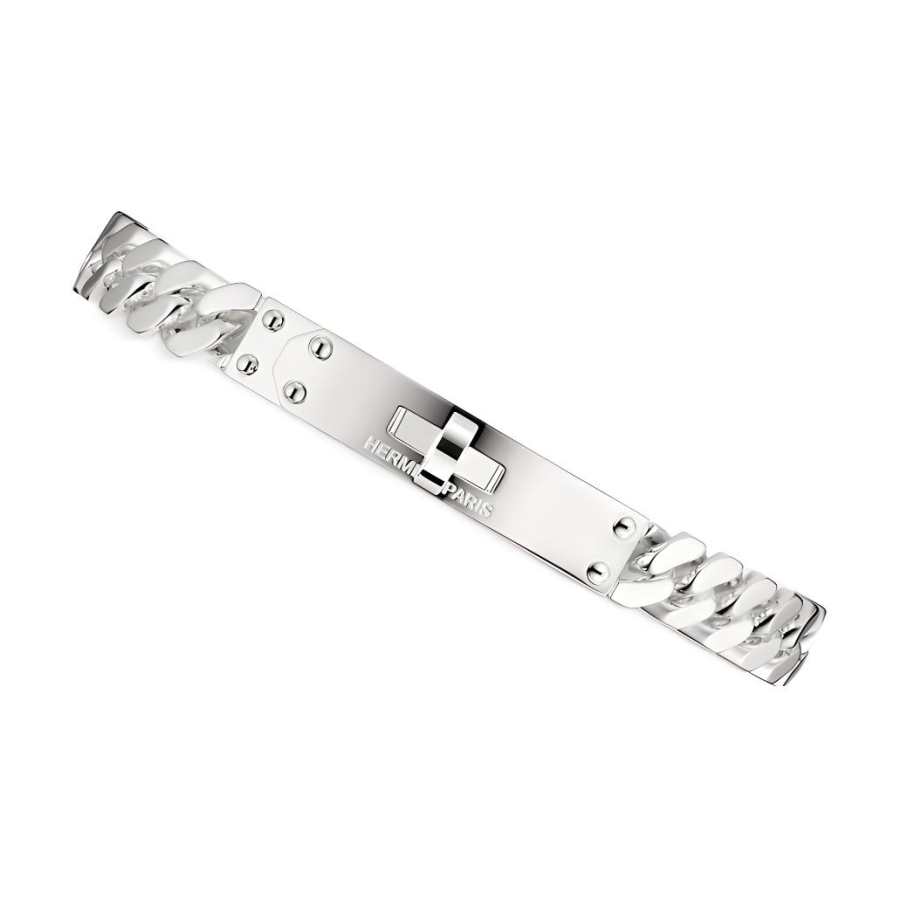 HERMES HERMES Kelly Silver Bracelets Women's
