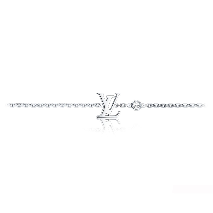 LOUIS VUITTON Idylle Blossom Lv Bracelet White Gold And Diamond