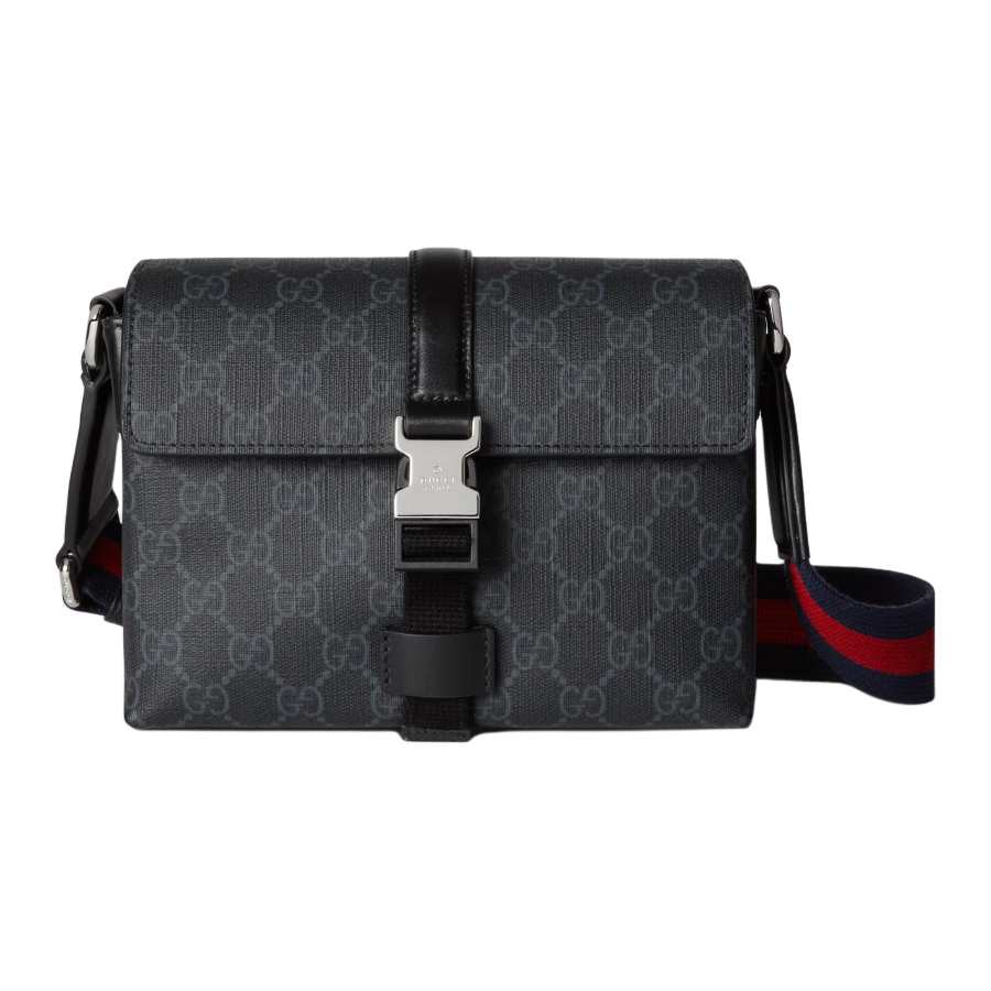 GUCCI GG Supreme Canvas Bag, Crossbody Bag, Shoulder Bag Extra Mini Men's Black