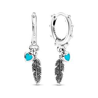 Pandora 925 Sterling Silver Stud Earrings Women's Silver