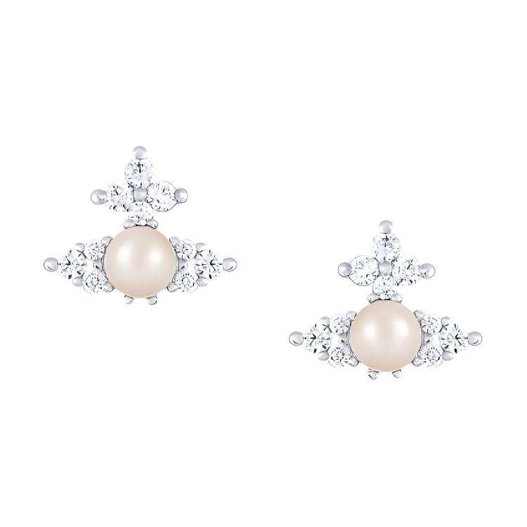 Vivienne Westwood Brass Earrings Women's Silver