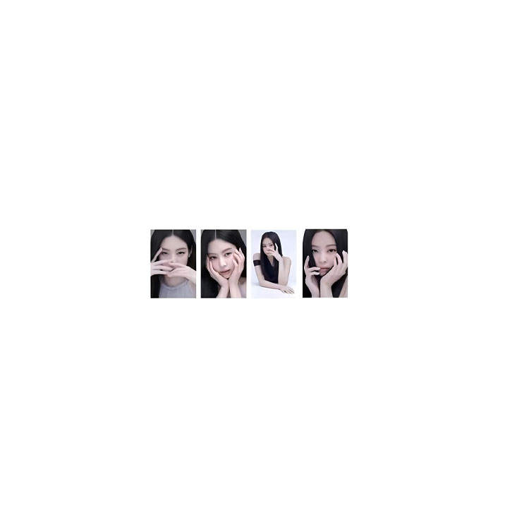 YG ENTERTAINMENT JENNIE BLACKPINK Manicure Photocards Set Of 4 Pcs