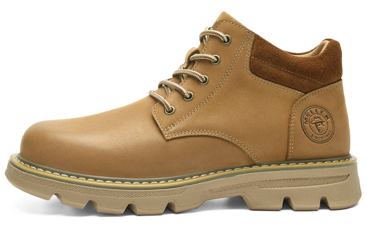 MELLEN MELLEN Ankle Boots Men's Yellow Brown/Dark Brown