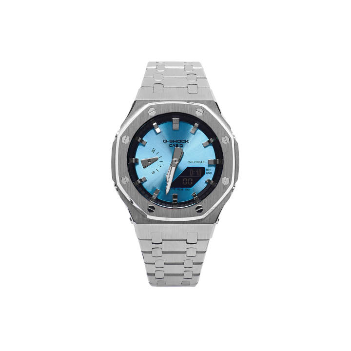 CASIO CASIO Custom Collection Quartz Movement Stainless Steel Watchband Watch Men's Watches Blue Dial