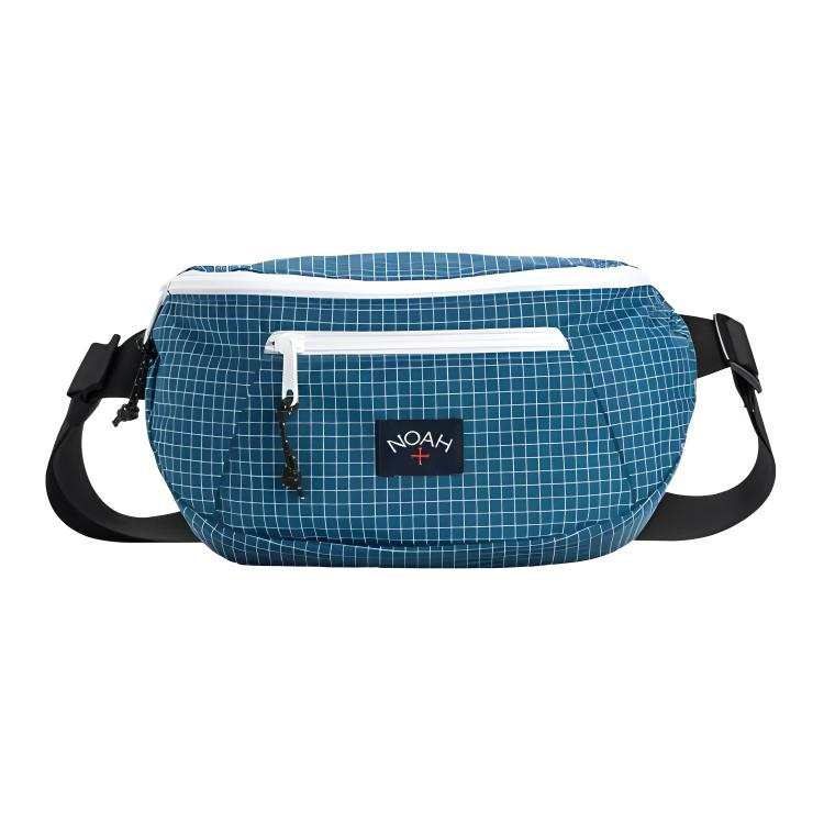 NOAH Nylon Fanny Pack Regular Men's Blue/White