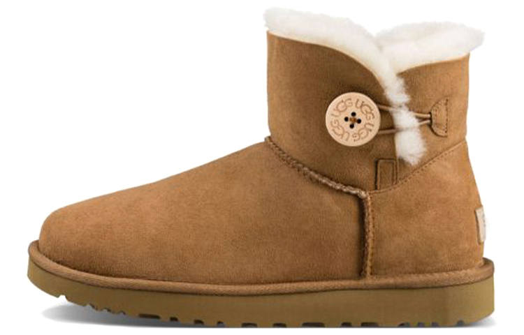 UGG UGG Mini Bailey Button Ii Boot Fleece Lined Women's