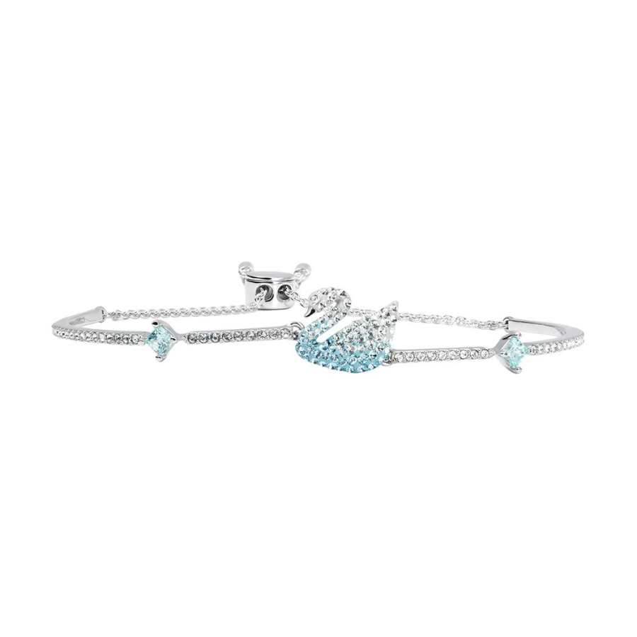 Swarovski Swan Bangles Women's Blue