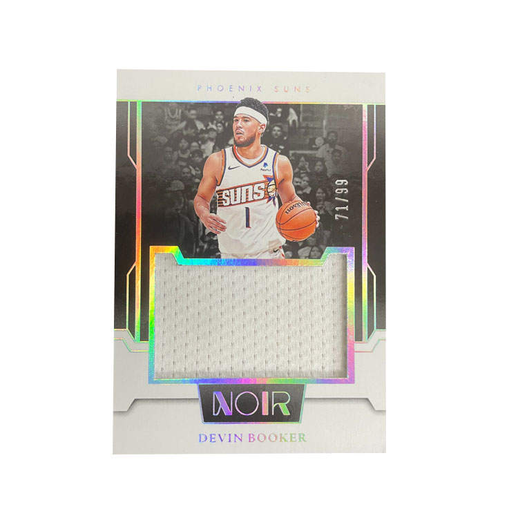 PANINI 2023 24 Noir Sun Devin Booker, Booker, Competition Game Jersey 71/99 Knit Home White Player Card Collection