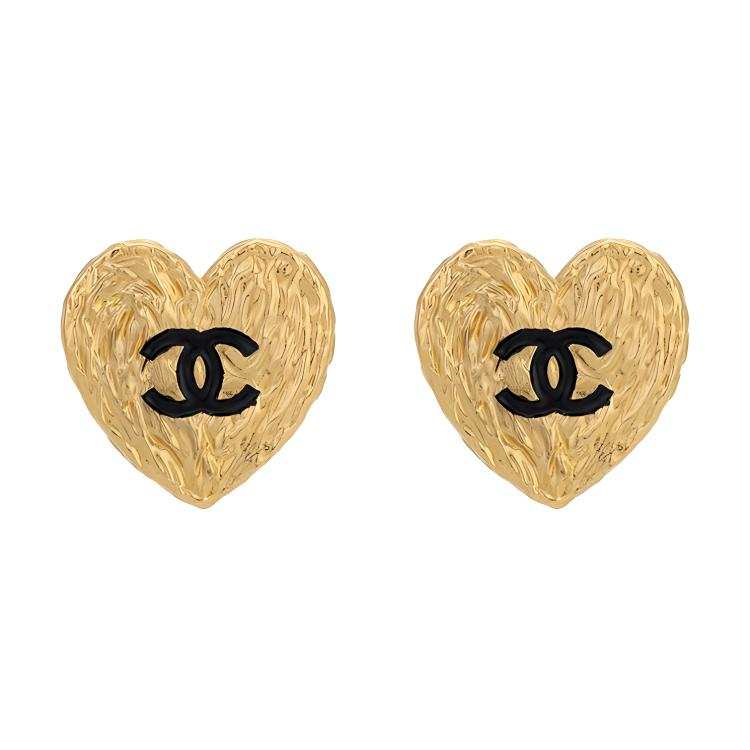CHANEL CHANEL Metal Stud Earrings Women's