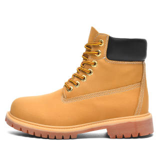 EstherShop Short Combat Boots Unisex Brown