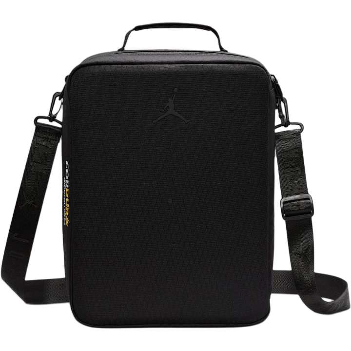 Jordan Jordan Polyester One Shoulder Crossbody Handheld Storage Bag Unisex Black
