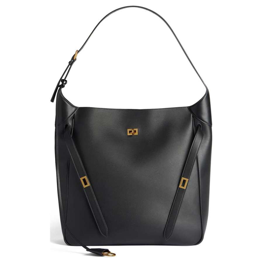 Balenciaga Bel Air Calfskin HOBO Shoulder Bag Large Women's Black