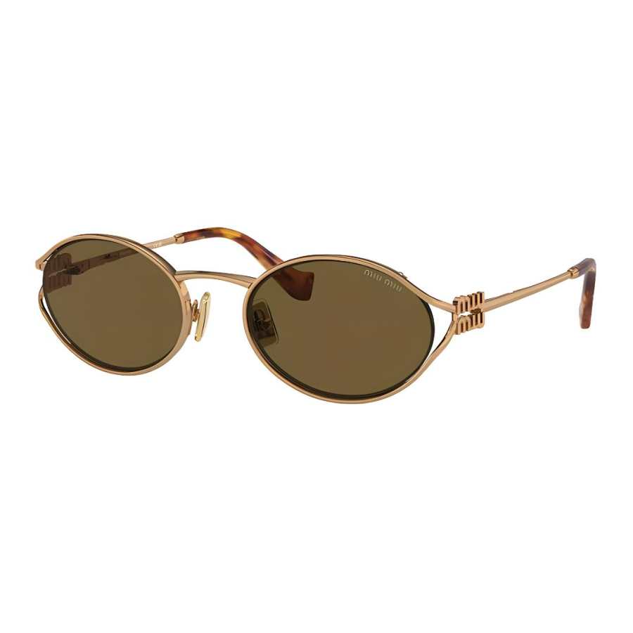 MIU MIU MIU MIU Eyewear Logo Round-frame Sunglasses