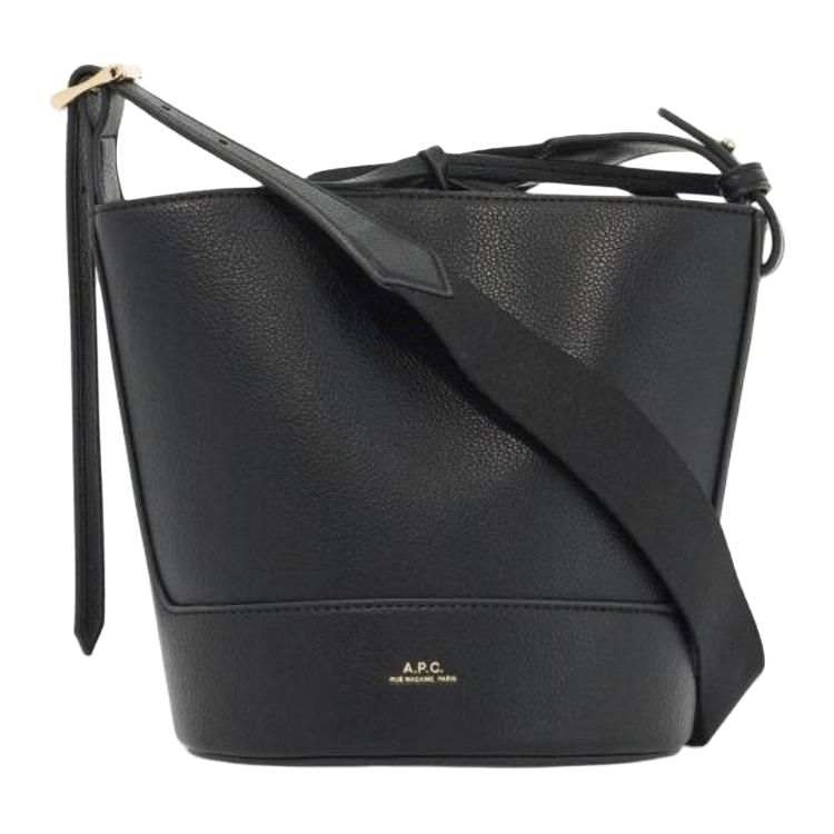 A.P.C . Ana Logo Stamp Bucket Bag