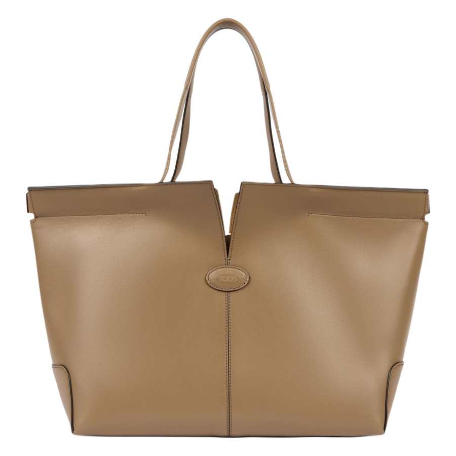 TOD'S TOD'S Logo Debossed Medium Tote Bag