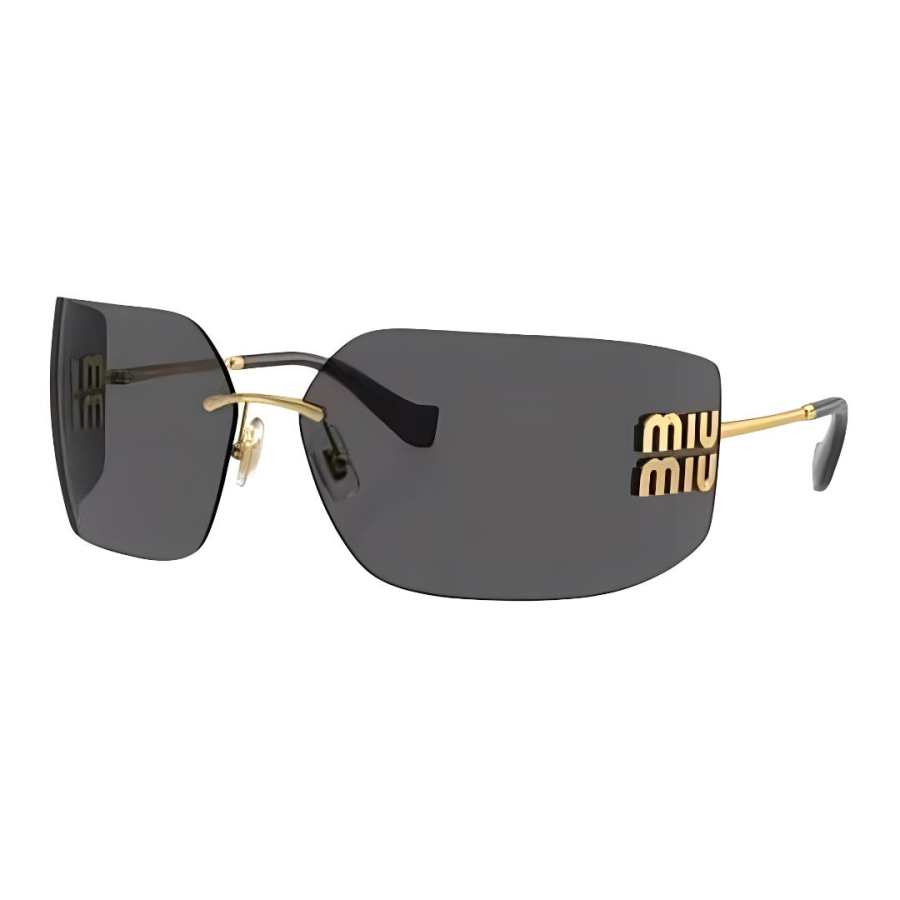 MIU MIU MIU MIU Eyewear Logo Plaque Oversize Frameless Sunglasses