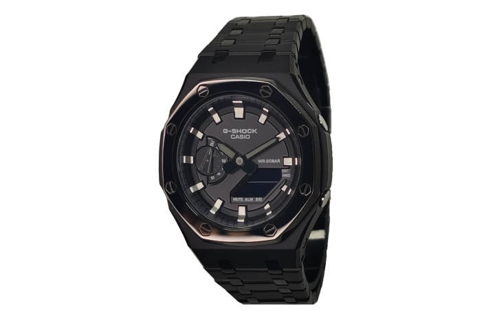 CASIO CASIO Custom Collection Electronic Movement Stainless Steel Strap Watch Men's Watches Black Dial