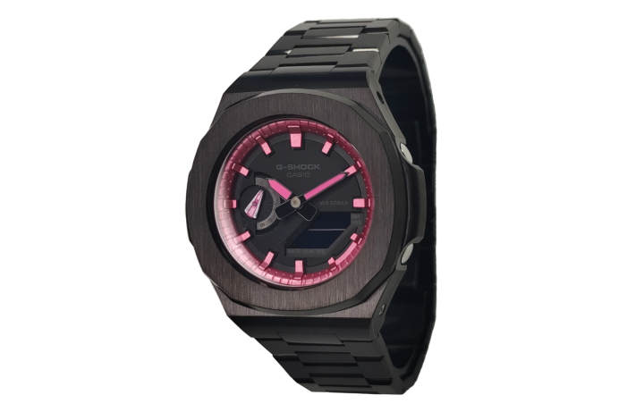 CASIO CASIO Custom Collection Electronic Movement Stainless Steel Strap Watch Men's Watches Black Dial