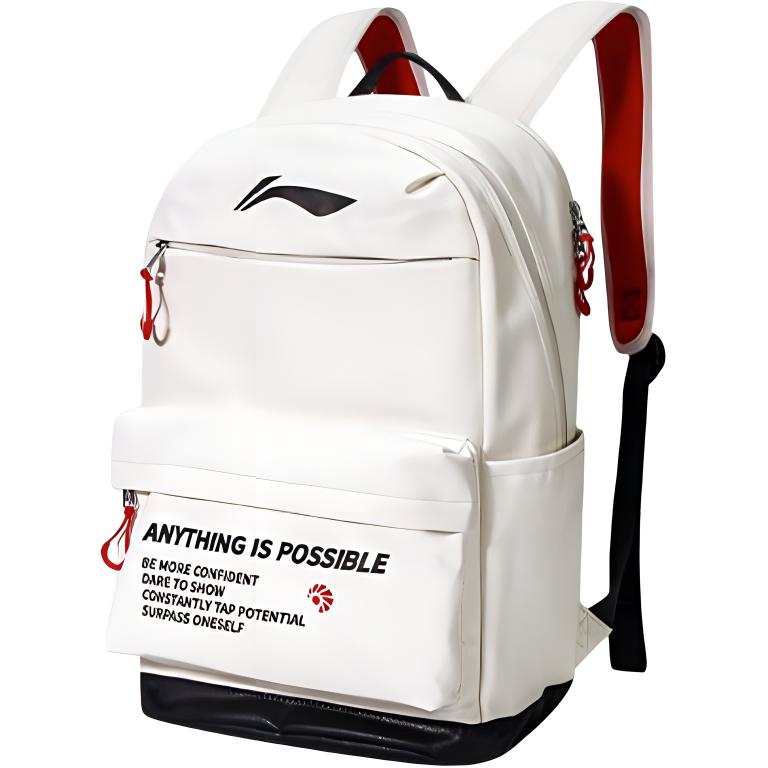 Li-Ning Li Ning Pu Backpack Unisex White