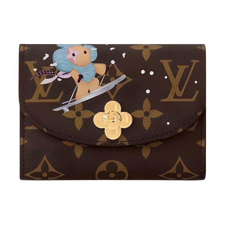 LOUIS VUITTON Rosalie Coin Purse Monogram/Azur Frost