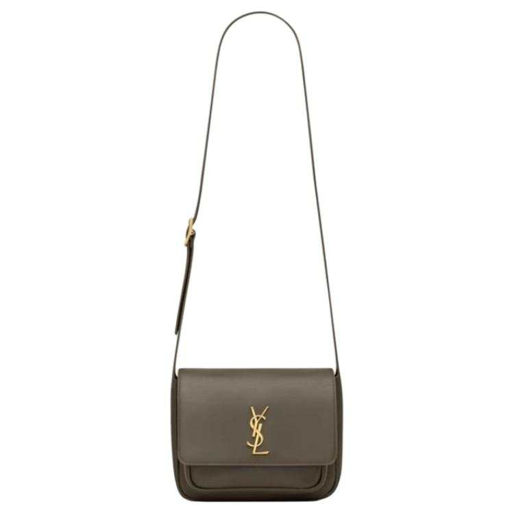 SAINT LAURENT Niki Vegetable Tanned Leather Cow Leather Messenger Bag, Crossbody Bag, Shoulder Bag Medium Women's