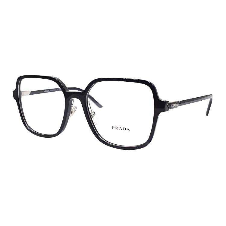 PRADA PRADA Square Eyeglass Frames Unisex Black
