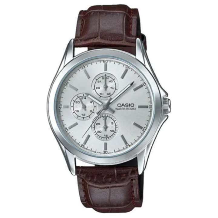 CASIO CASIO Men Standard Series 39.4mm Silver Watch MTP-V302L-7A